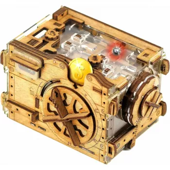 Casse-tête de type boîte-cadeau thème coffre-fort