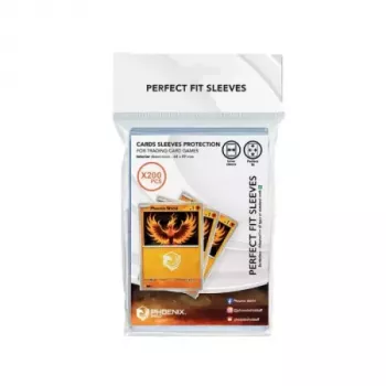 PHOENIX SHIELD - Lot 200 Sleeves Clear Perfect Fit 64x89 mm