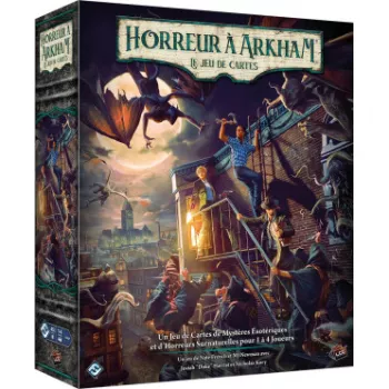 Jeu coopératif - Horreur à Arkham : Le Jeu de Cartes - En quête de jeux