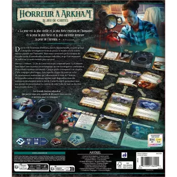 Jeu coopératif - Horreur à Arkham : Le Jeu de Cartes - En quête de jeux