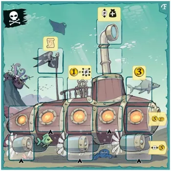 Extension Isla Bomba pour le jeu captain Flip. En Quête de Jeux à Montélimar