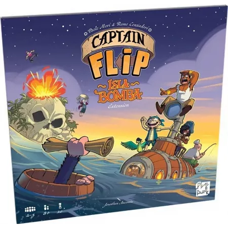 Extension Isla Bomba pour le jeu captain Flip. En Quête de Jeux à Montélimar