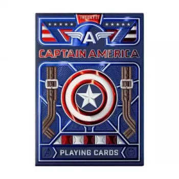 Jeu de cartes Bicycle / Theory 11 - Jeu de 54 cartes - Captain America