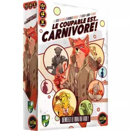 Jeu d'enquête - Le Coupable est ... Carnivore ! - En quête de jeux