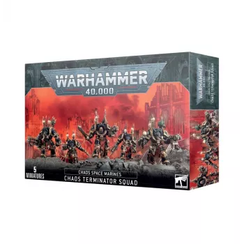 Ensemble de figurines Warhammer de l'Escouade de Terminateurs du chaos