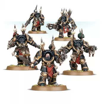 Ensemble de figurines Warhammer de l'Escouade de Terminateurs du chaos