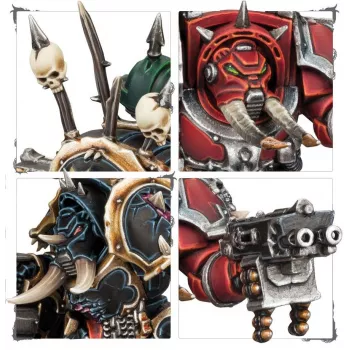 Ensemble de figurines Warhammer de l'Escouade de Terminateurs du chaos
