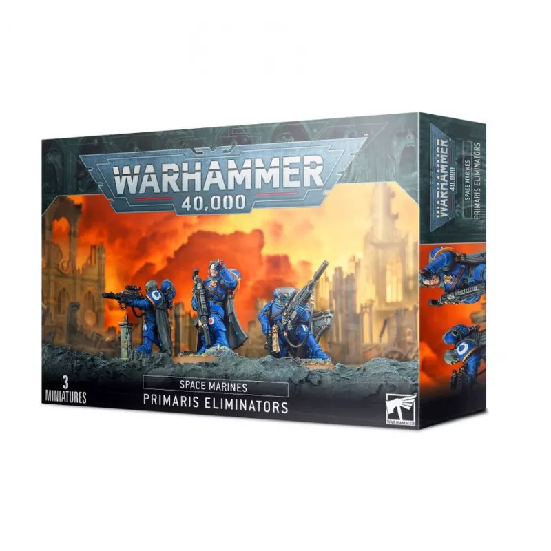 Un ensemble de figurines Warhammer Space Marines - Eliminateurs Primaris