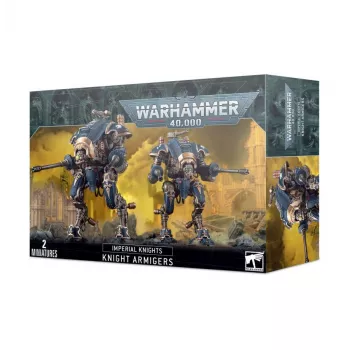 Ensemble de figurines Warhammer de l'Imperial Knights - Chevaliers Armigers