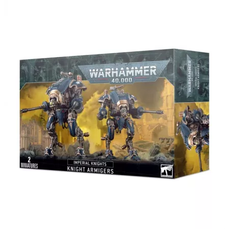 Ensemble de figurines Warhammer de l'Imperial Knights - Chevaliers Armigers
