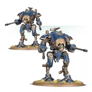 Ensemble de figurines Warhammer de l'Imperial Knights - Chevaliers Armigers