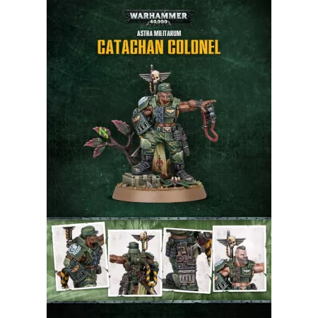 figurine Astra Militarum - Catachan Colonel pour Warhammer 40,000