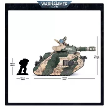 Astra Militarum - Char de combat Leman Russ pour Warhammer 40,000
