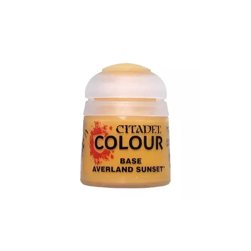 Base - Averland Sunset (12ml) pour ajouter une touche de couleurs à vos figurines