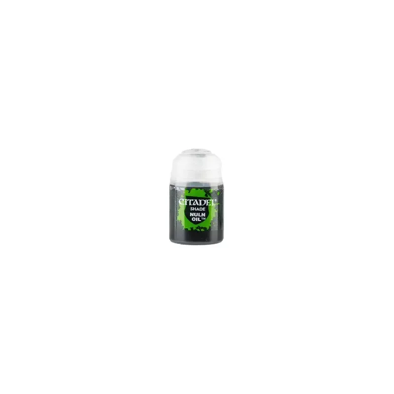 Shade - Nuln Oil (18ml) une peinture conçue pour rehausser les détails