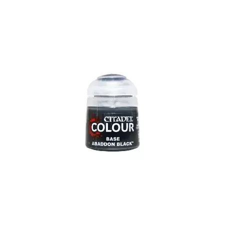 Base - Abaddon Black (12ml) mettre une base couvrante a vos figurines
