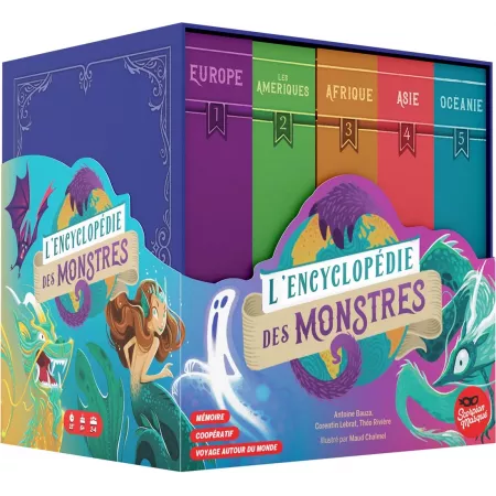 Jeu coopératif - L'Encyclopédie des Monstres - En quête de jeux