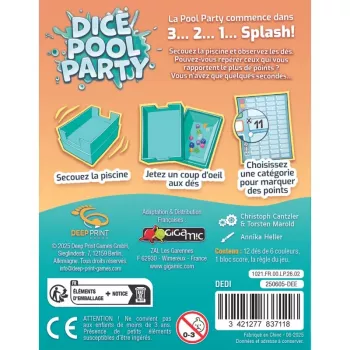 Jeu de dés Dice Pool Party !