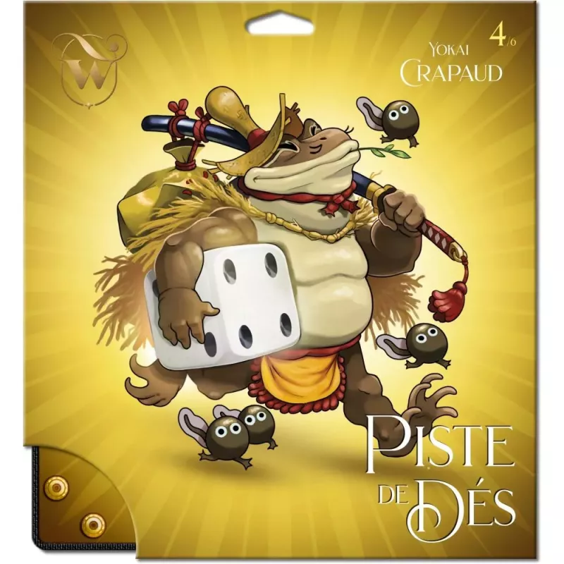 Piste de dés Yokai Crapeau Un accessoire pratique et indispensable au design enchanteur !