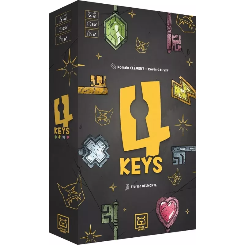 Jeu familial - 4 Keys - En quête de jeux