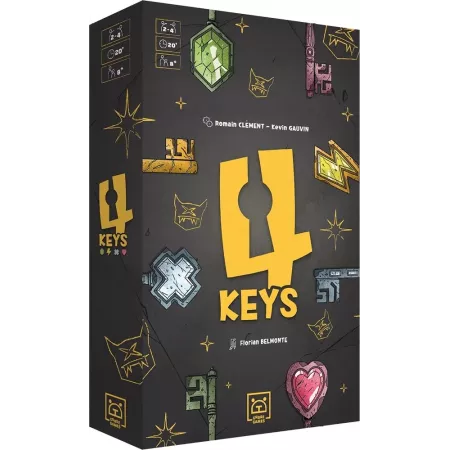 Jeu familial - 4 Keys - En quête de jeux