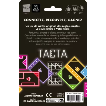 Jeu de cartes - Tacta - En quête de jeux