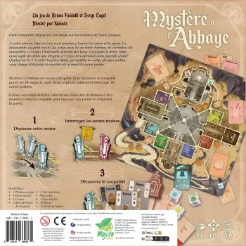 Jeu d'enquête - Mystère à l'Abbaye - En quête de jeux
