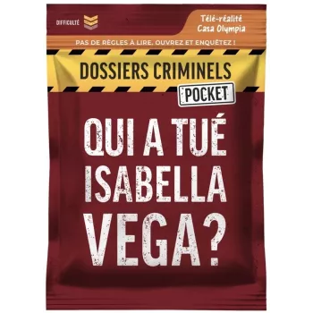 Jeu d'enquête - Qui a tué Isabella Vega ? - En quête de jeux