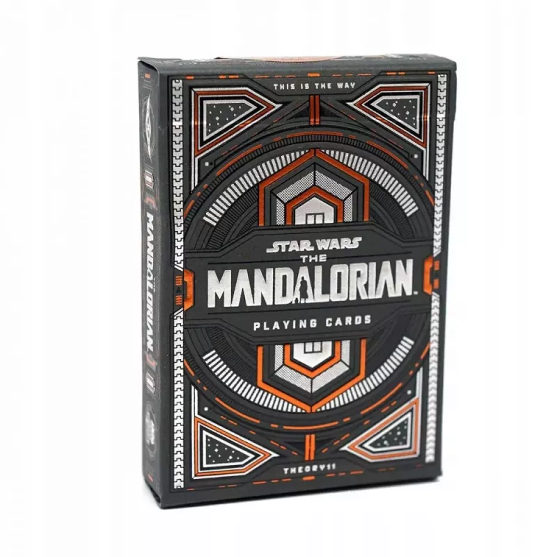 Jeu de 54 cartes - Mandalorian (orange) - En quête de jeux