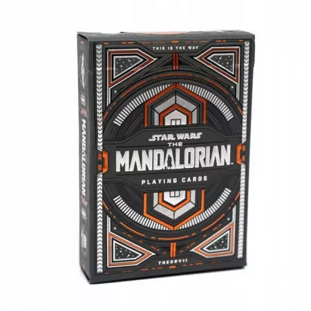 Jeu de 54 cartes - Mandalorian (orange) - En quête de jeux