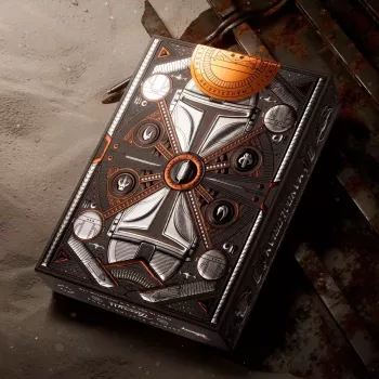 Jeu de 54 cartes - Mandalorian (orange) - En quête de jeux