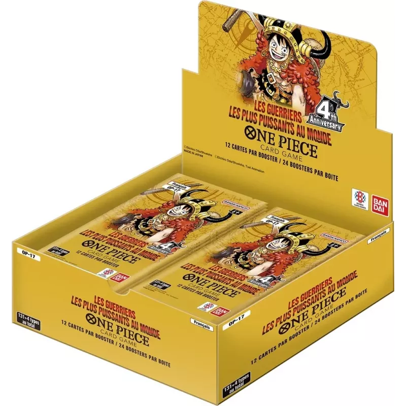 Display One Piece OP17 : Les Guerriers les Plus Puissants au Monde