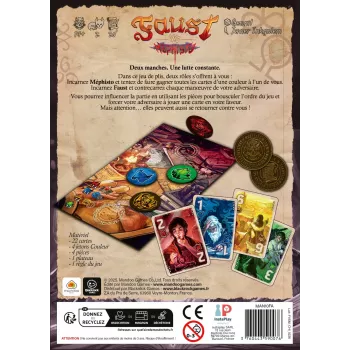 Faust Vs Mephisto| Jeu de cartes pour 2 joueurs