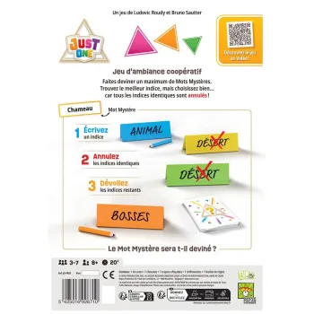 Jeu d'ambiance Just One - En Quête de Jeux