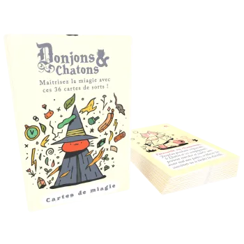 Paquet de 36 cartes - Jeu de rôle Donjon & Chatons