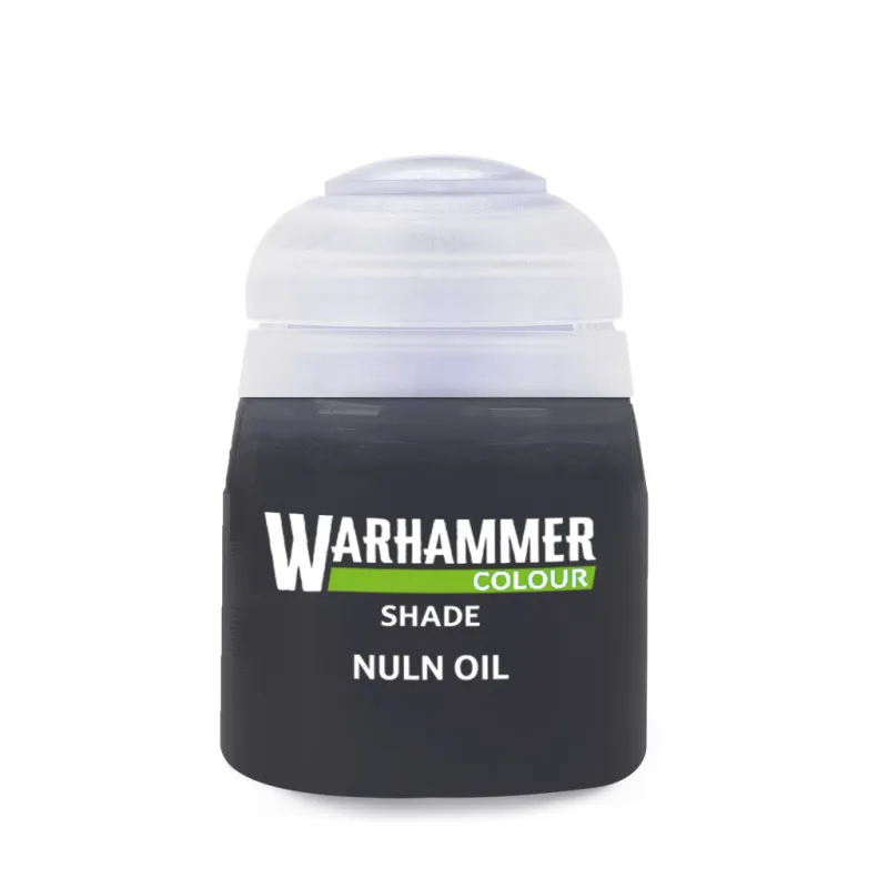 Shade - Nuln Oil (18ml) une peinture conçue pour rehausser les détails