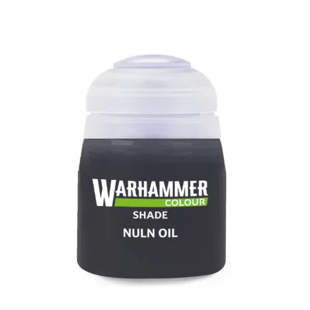 Shade - Nuln Oil (18ml) une peinture conçue pour rehausser les détails