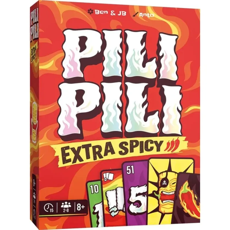 Jeu de cartes et de plis Pili Pili : extra Spicy