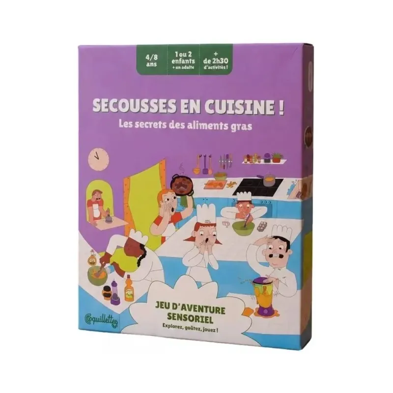 Jeu enfants - Les Secrets des Aliments Gras - En quête de jeux