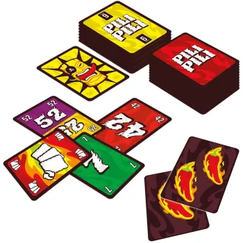 Jeu de cartes et de plis Pili Pili : extra Spicy