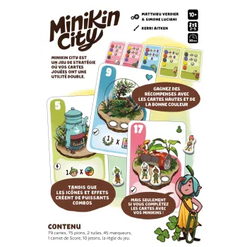 Jeu de stratégie - Minikin City - En quête de jeux