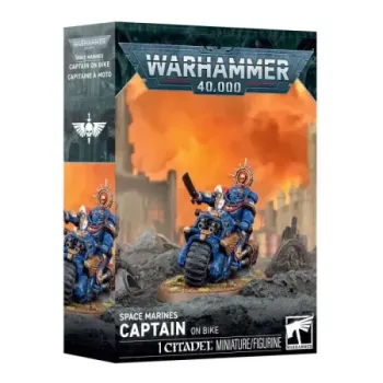 Warhammer 40000 - Space Marines - Capitaine à moto