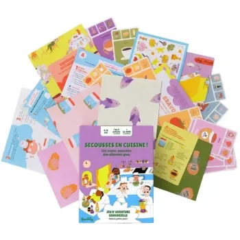 Jeu enfants - Les Secrets des Aliments Gras - En quête de jeux