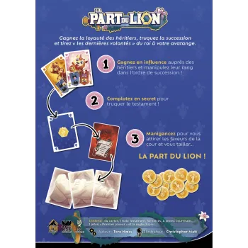 Jeu de cartes - La Part du Lion - En quête de jeux