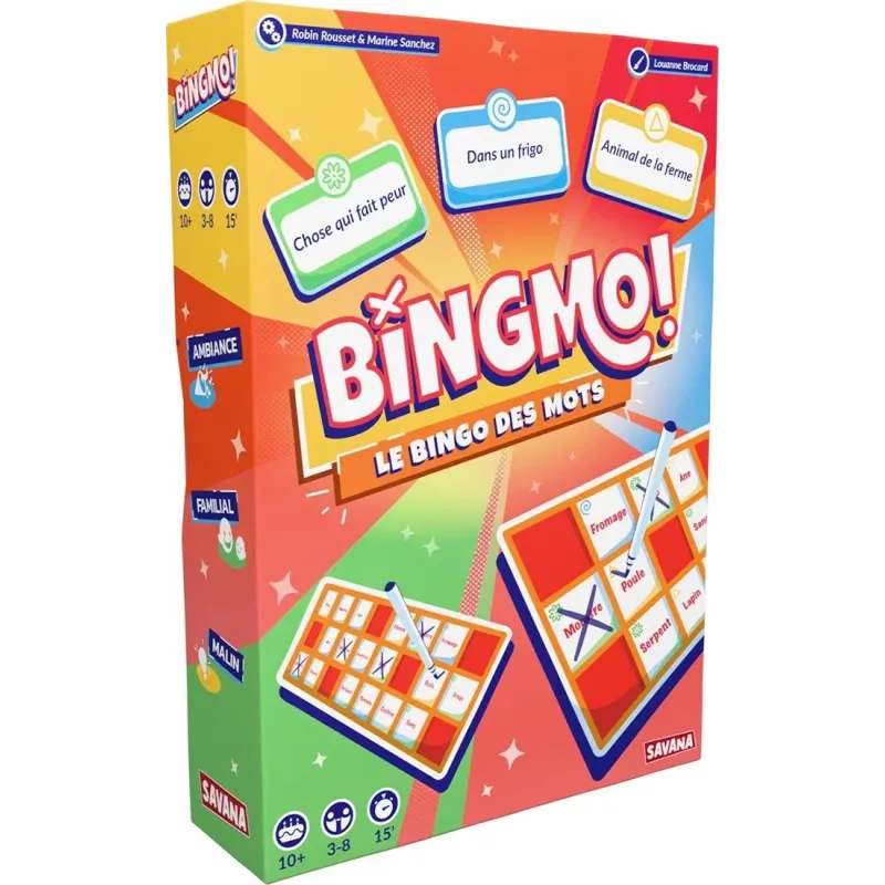 Jeu d'ambiance - Bingmo - En quête de Jeux
