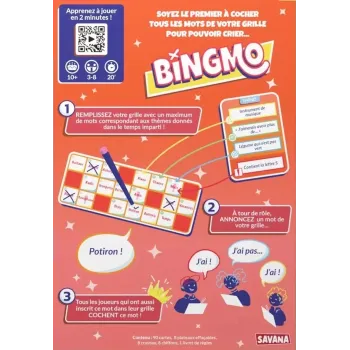 Jeu d'ambiance - Bingmo - En quête de Jeux