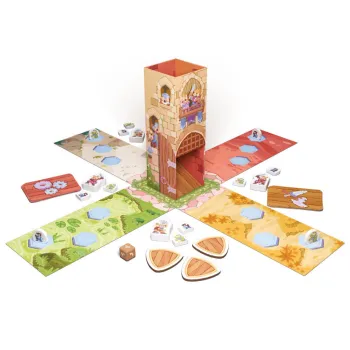 Jeu de dés en coop - Wombat Tower - En quête de jeux