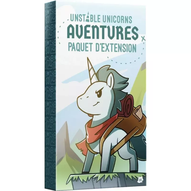 Extension Aventures pour le jeu Unstable Unicorns - En quête de jeux
