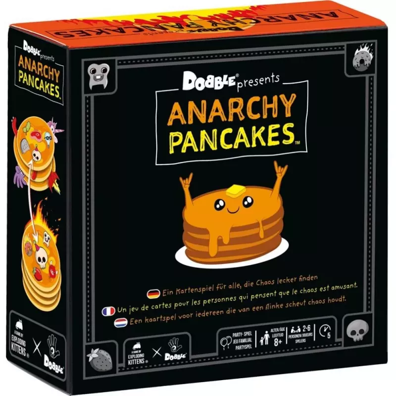Jeu d'ambiance - Dobble : Anarchy Pancakes - En quête de jeux Jeu d'ambiance - Dobble : Anarchy Pancakes - En quête de jeux
