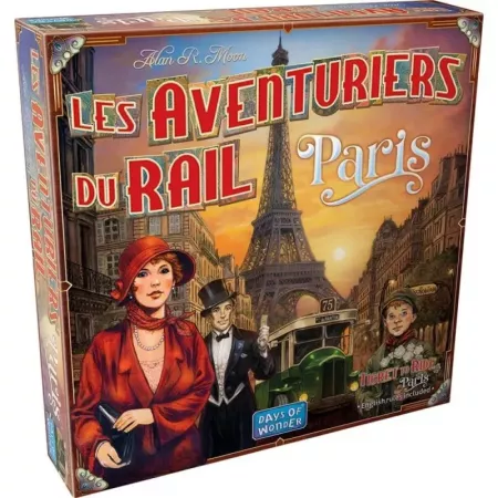 Jeu de Stratégie - Les Aventuriers du Rail : Paris - En quête de jeux